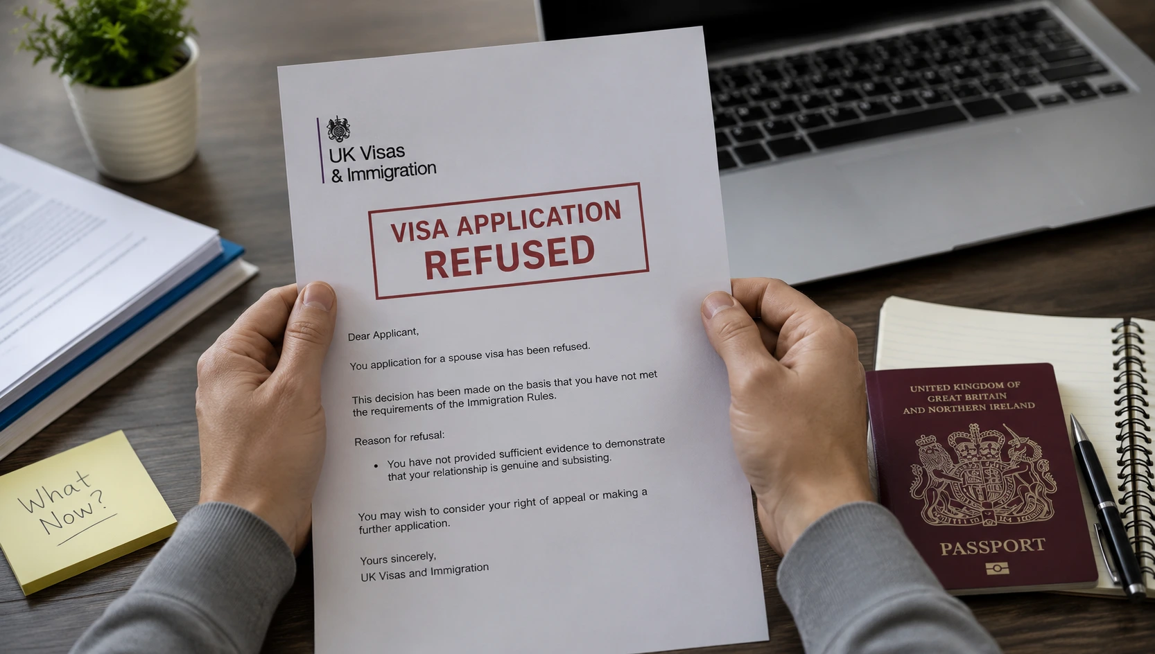 Spouse Visa Refusal: What to Do Next